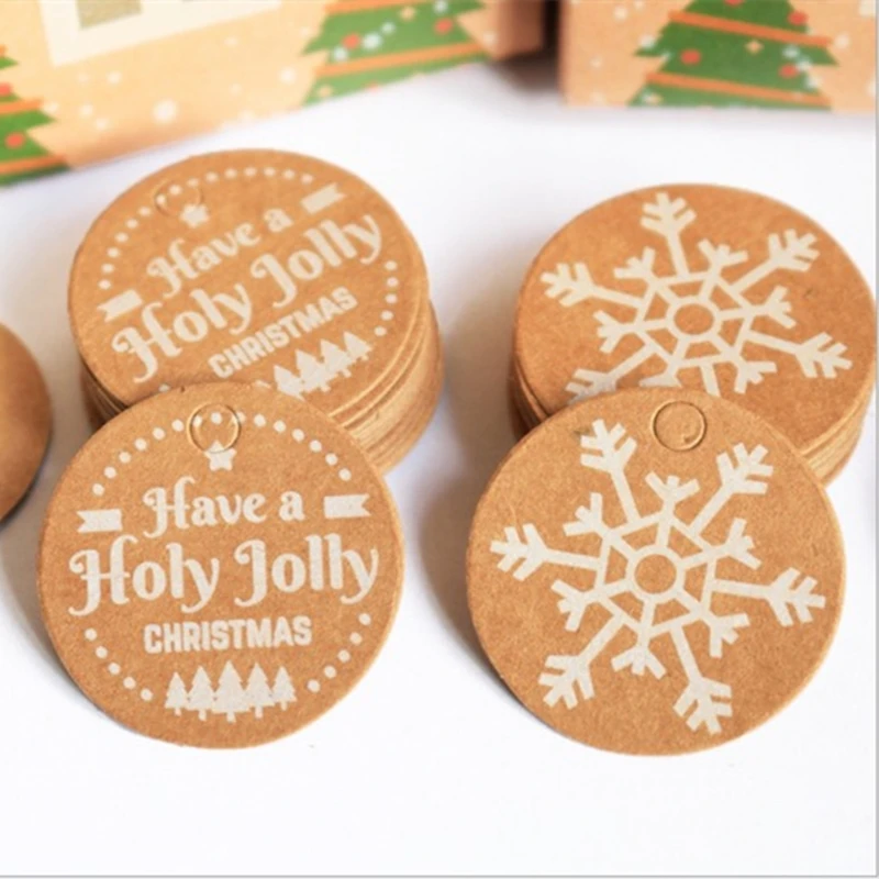 50/200 шт. Рождественская открытка поздравительные открытки с Санта-Клаусом