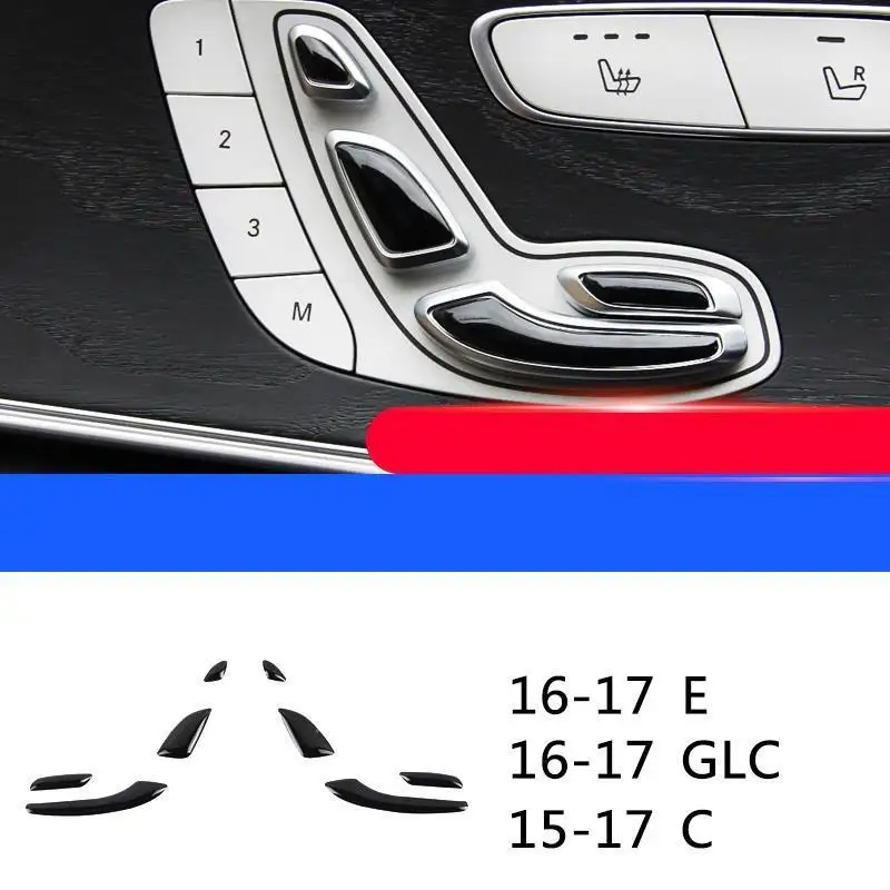 Авто Кнопка сиденья автомобильный хром модифицированный Стайлинг чехлы Защита