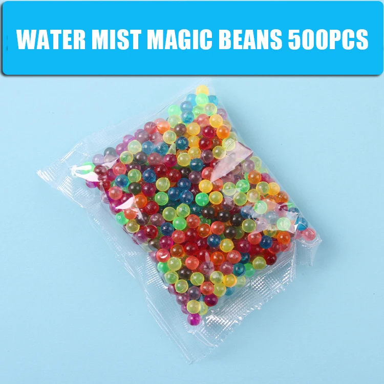 500pcs1 500 шт. поделки для Бисер для детей разноцветные Волшебные игрушки водяной туман Набор Бусин DIY поддельные спринклеры липкие бусины для детей игрушки подарок для девочек,для детей игрушки для девочек бусины детям рези - Цвет: 500pcs1