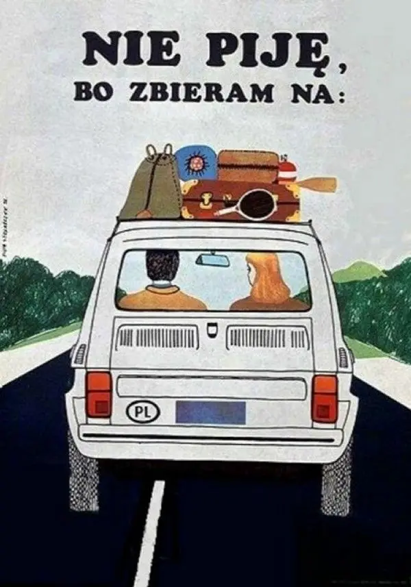 

FIAT 126 P POLISH OLD ADVERT METAL TIN SIGN POSTER WALL PLAQUE