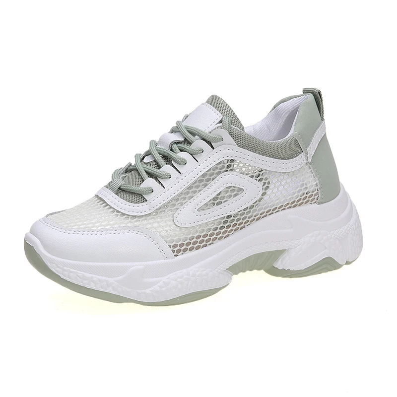 

wohdhe Casual Hollow Out Summer Sneakers Women Platform Tenis Feminino Zapatillas Mujer Flat Summer Sport Woman Vulcanize Shoes
