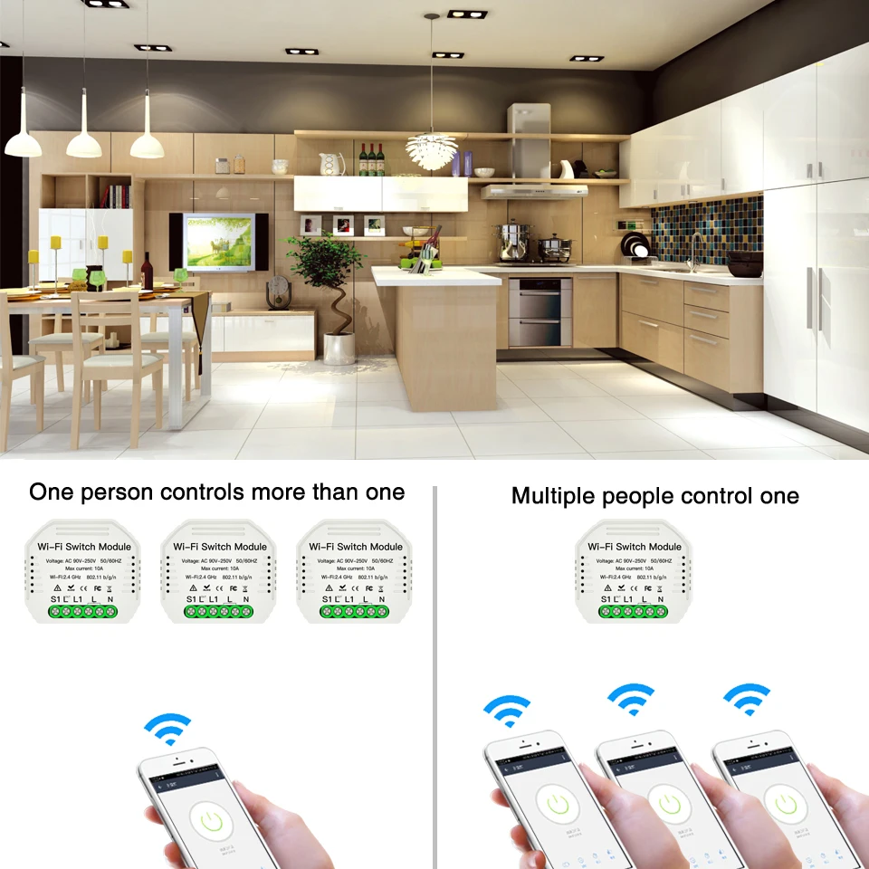 2 способа Wifi умный светильник переключатель Diy релейный модуль Smart Life/приложение Tuya беспроводной пульт дистанционного управления работает с Alexa Echo Google Home