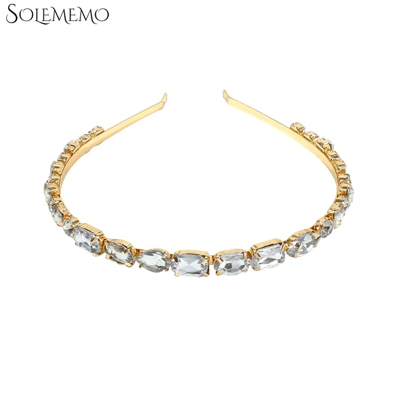 Трендовые хрустальные повязки для волос ZA элегантные Стразы женщин и девочек