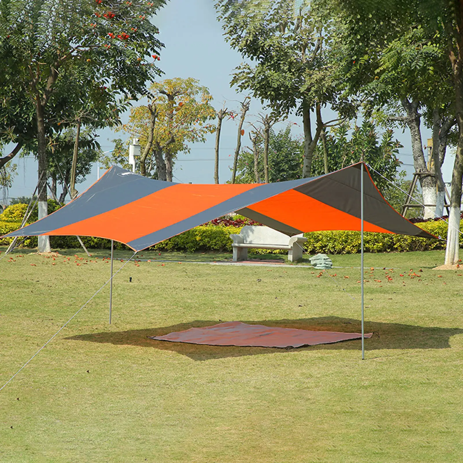 

Outdoor Awning Waterproof Tarp Tent Shade Ultralight Garden Canopy Sunshade Camping Hammock Rain Fly Beach Sun Shelter Dropship