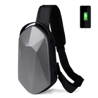 multifunction crossbody bags usb charging shoulder bags for men anti theft waterproof short trip anti theft chest bag 2021 new