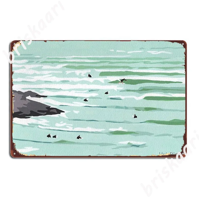 

Surf Metal Signs Cinema Garage Cinema Design Mural Painting Metal Posters