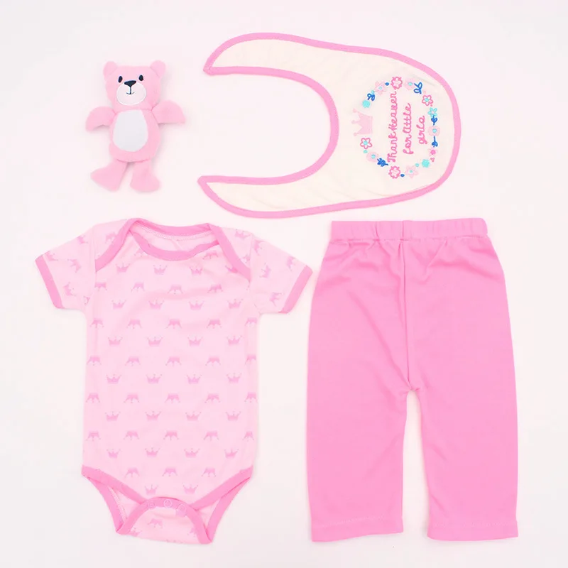 Куклы Новорожденные 18 дюймов одежда реалистичный комплект одежды для