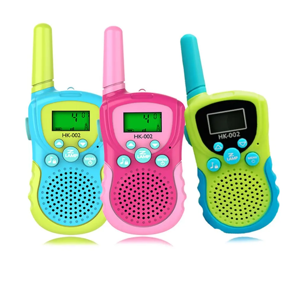 

2pcs Mini Children Walkie Talkie Kids Portable Ham Radio Station Cb UHF Headset Transceiver Christmas Gift Telefon