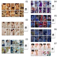 10pcsset kpop monsta x fantasia x mini album double sides self made lomo card photocard postcard fans gifts collection