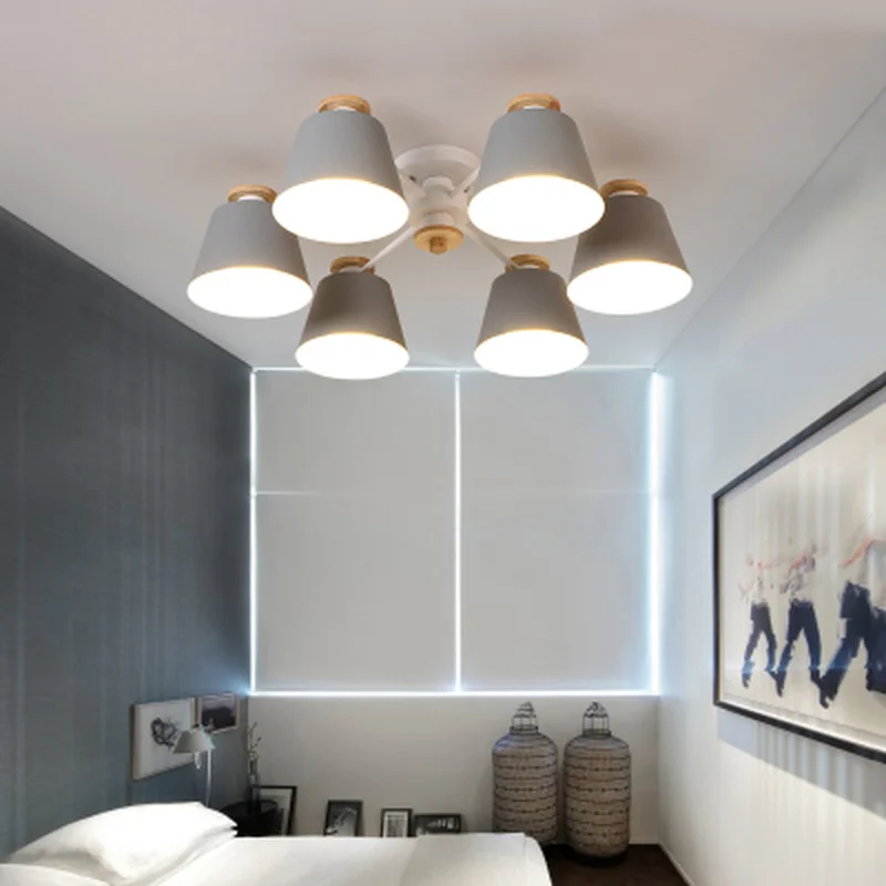 Гостиная люстры всасывания топ светильник ing серый цвет зеленый синий желтый