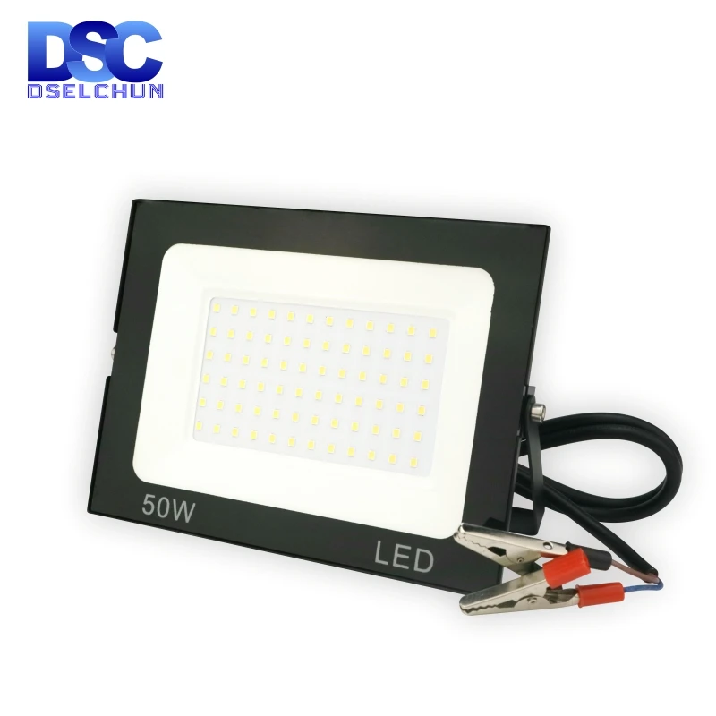 Фото DC12V потока СИД светильник 20 Вт 30 50 RGB напольный Точечный IP66 Водонепроницаемый