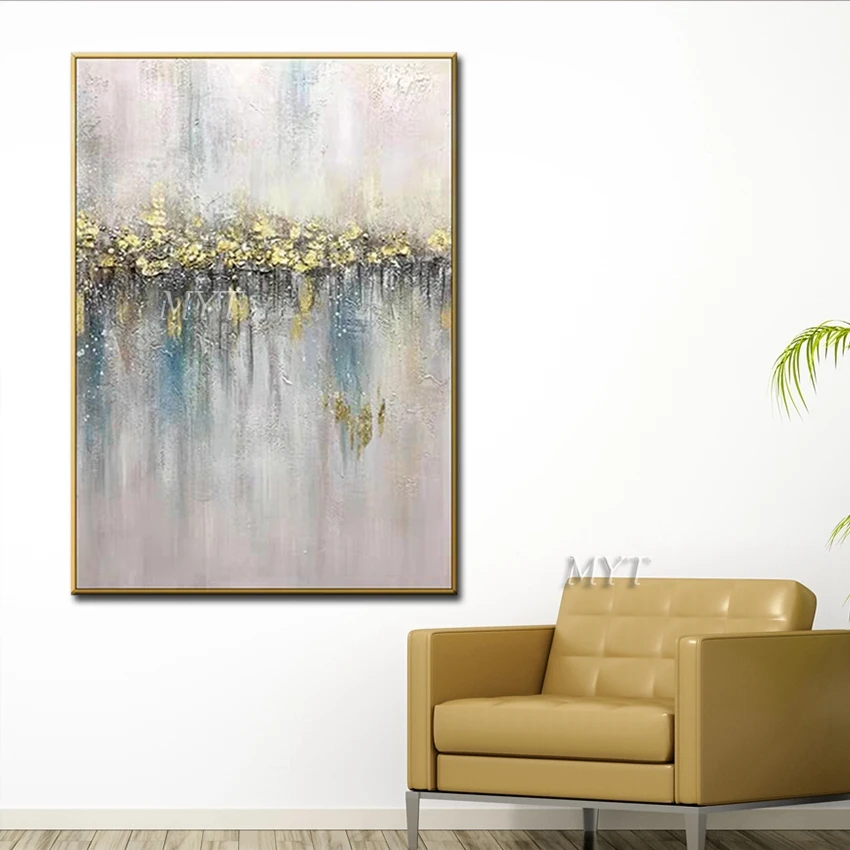 

Waterscape Abstract Oil Painting Modern Wall Art Living Room Picture Home Decoration Painting No Framed 100% Handpainted
