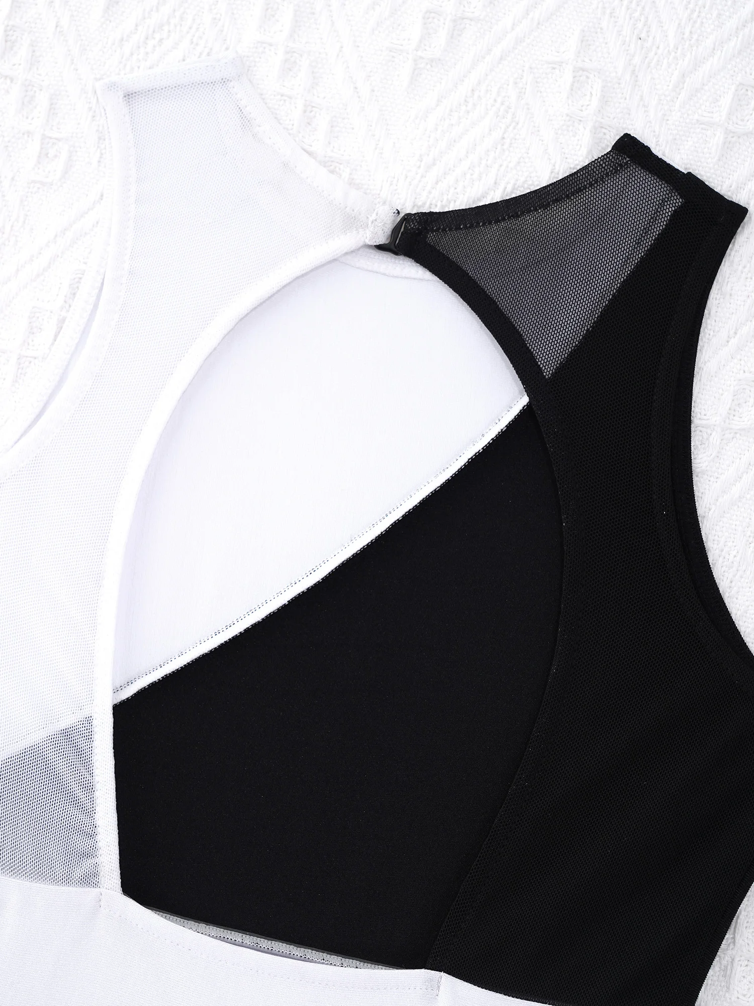 Балетное трико для девочек лоскутное нижнее белье контрастных цветов без