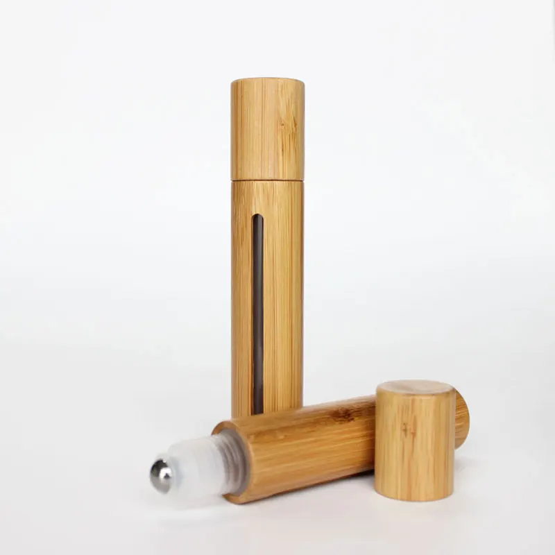 Бамбуковые флаконы для эфирного масла 15 мл Пустые контейнеры косметики