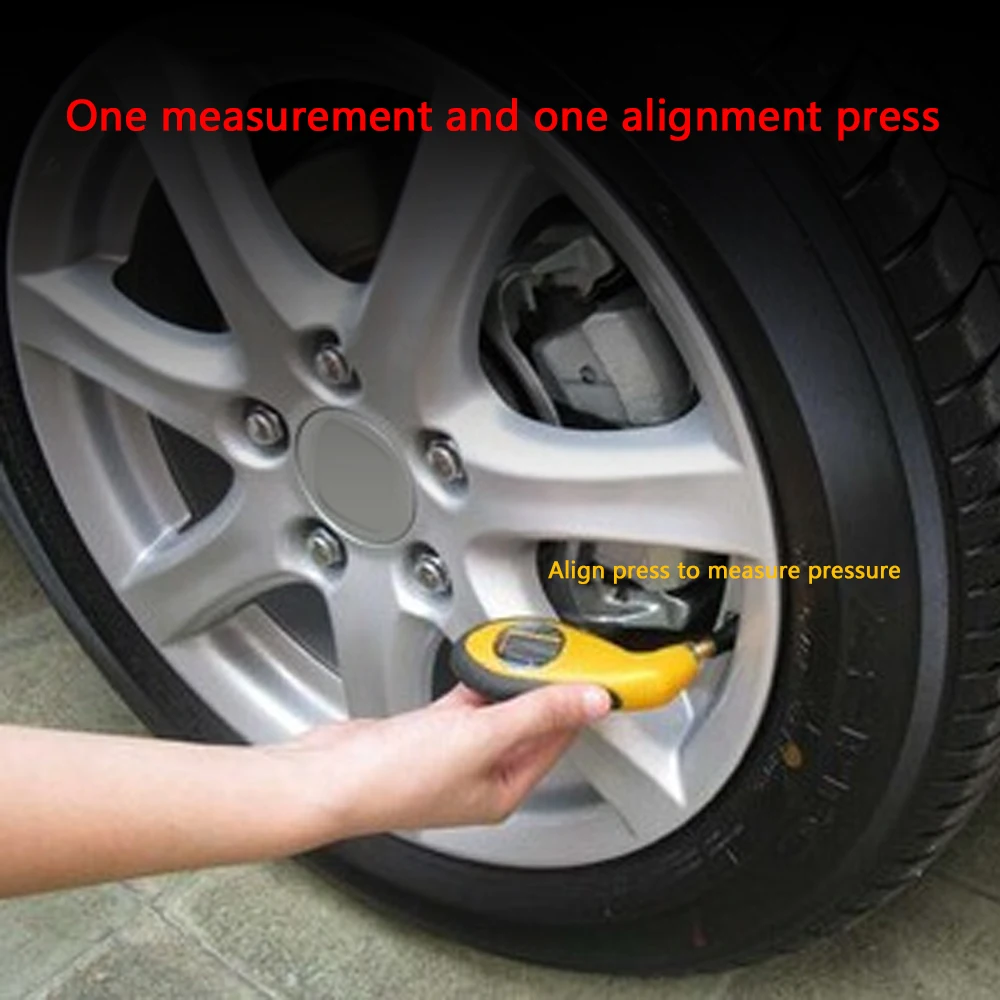 Tyre Air Pressure Gauge Meter For Auto Car MotorcycleElectronic Digital LCD Tire Manometer Barometers Tester Tool |