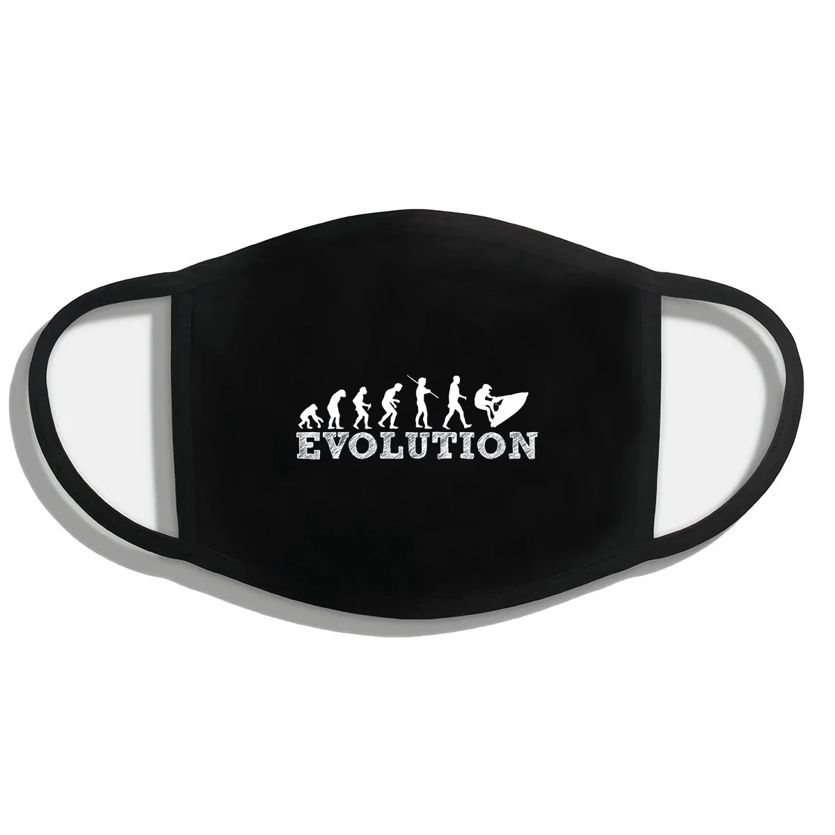 Evolution Jet Skier Sea Doo Boat Motor Jetski Birthday Print Brand Loose mask 100% cotton | Mask