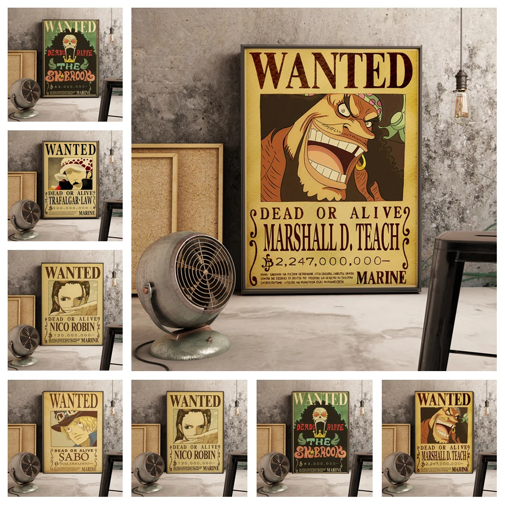 

Wall Art Canvas Prints Japanese Anime Luffy Art Decor Nursery Pictures HD Home Paintings Living Room Kids Room