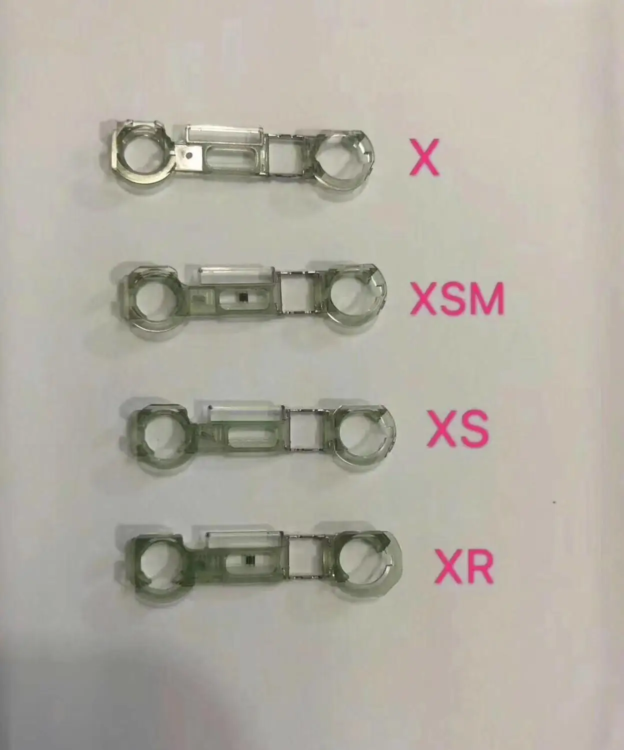 5pcs front camera bracket for iphone 11 pro max x xs xr xs max proximity sensorfront camera plastic holder clip bracket free global shipping