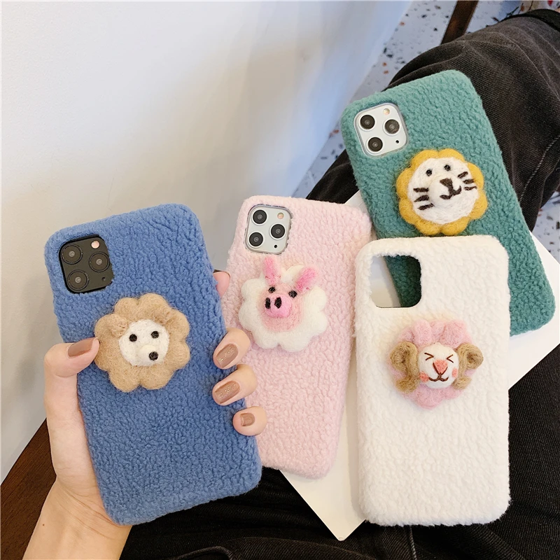 KISSCASE пушистый милый чехол для iPhone 11 Pro Max X XR Xs TPU телефона Xr 8 7 6 6s Plus оболочка |