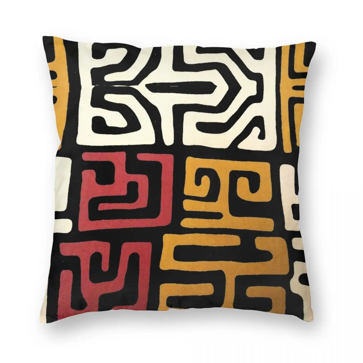 

Африканский тканевый чехол для подушки, полиэстеровый льняной бархатный креативный декоративный чехол для подушки на молнии, чехол для ком...