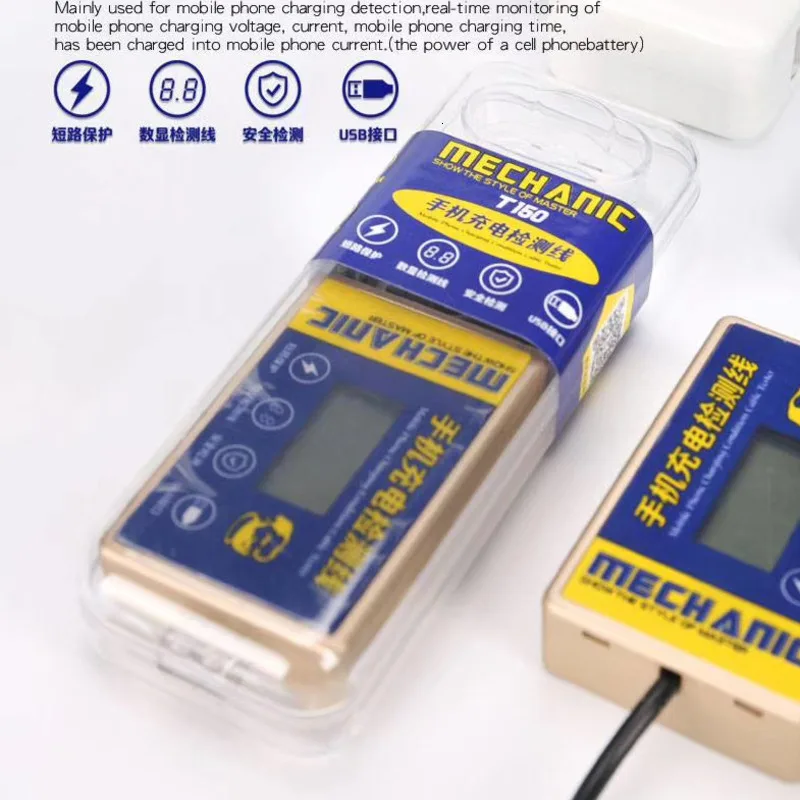 Mechanic T150 Mobile Phone Charging Condition Cable Tester Real-time Monitoring Detector | Battery Testers