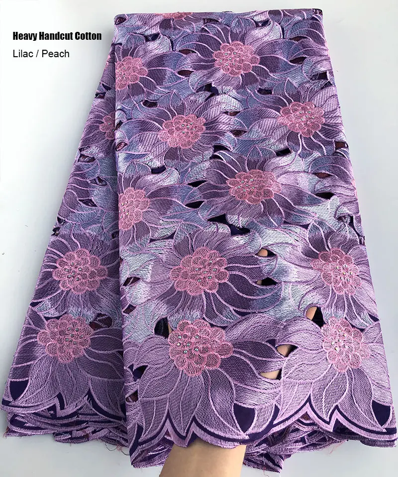 5 ярдов тяжелая кружевная хлопковая ткань ручной работы африканская швейцарская