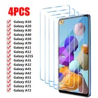 4 шт., Защитное стекло для Samsung A51, A52, A71, A72, A11, A12, A31, A32, A21S, A41, закаленное стекло для Samsung A10, A20, A30, A40, A50, A70