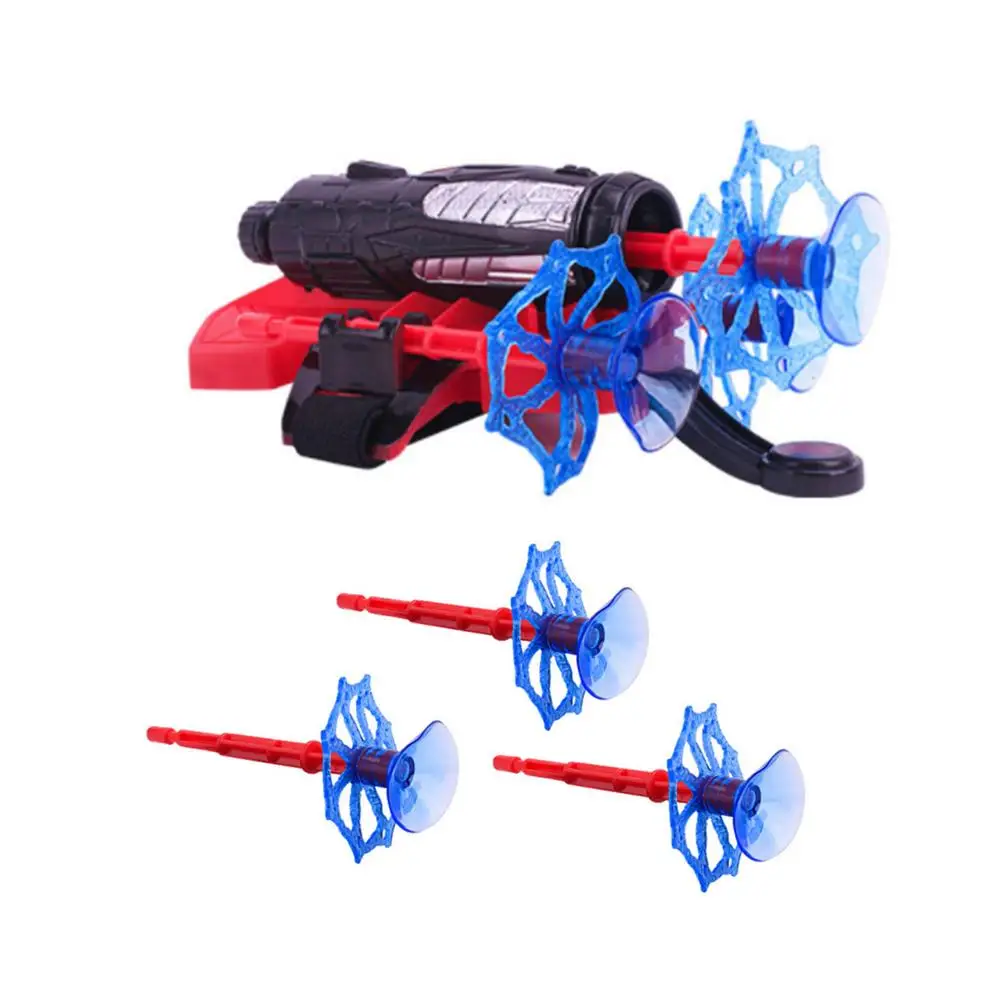 

Kids Halloween Shooting Toys Target Bracelet Cool Jetting Eye-Catching Spider Web Leisure Wrist Toy For Children Party Gifts