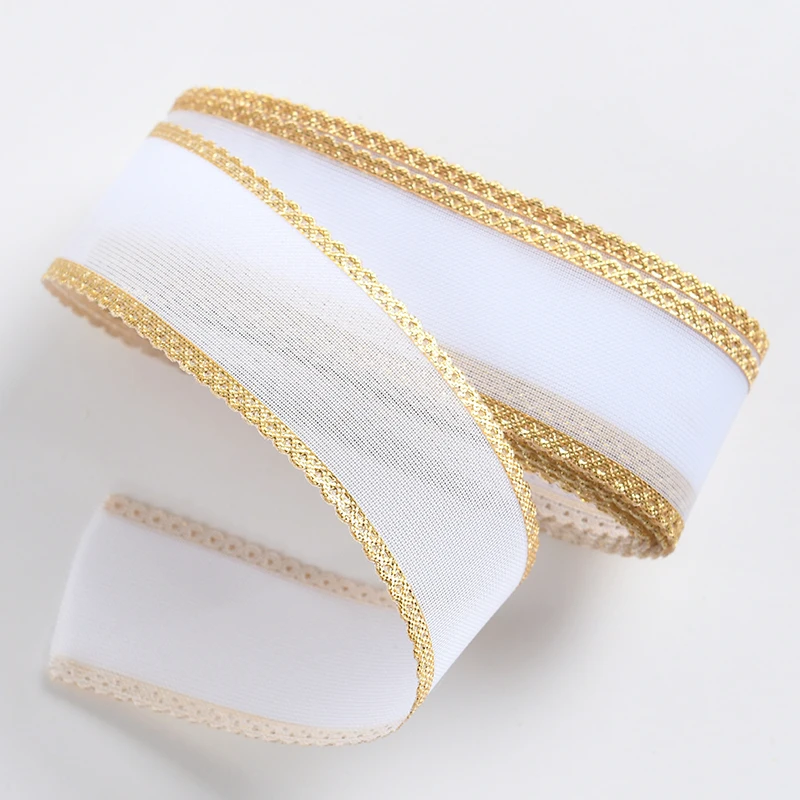 

5Yards High Quality Organza Decorative Ribbon Wholesale 25mm Gift Wrapping Decoration Christmas DIY Ribbons 2020 New