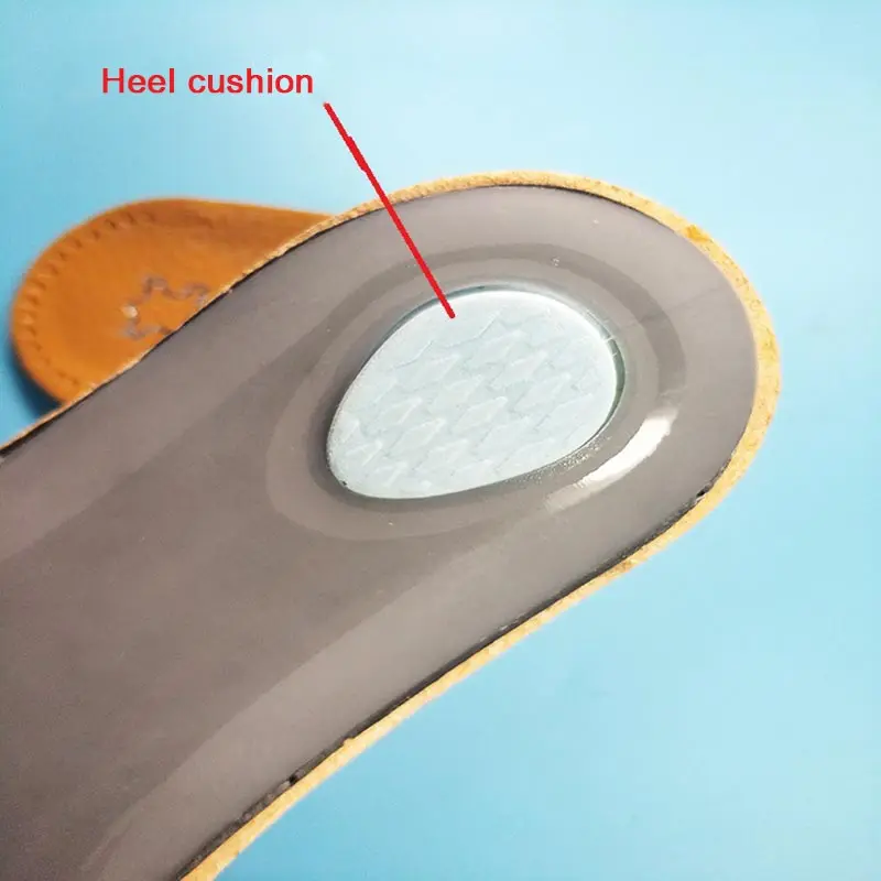 Ортопедические стельки из экокожи силикон поддержка свода стопы полу 1