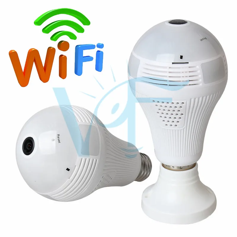 Hot Sale WiFi 1080P 360 Degree Wireless Surveillance Security Bulb Lighting Camera APP Remote View Monitor Light VF-CB200 | Обустройство