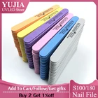 Пилка для ногтей 34 двухсторонняя с песочным напылением, буферный блок для гель-лака, маникюрные инструменты, 12100180 шт.партия