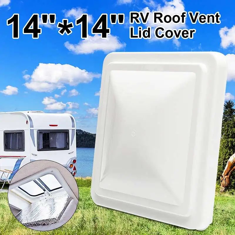 

Durability RV Roof Vent Cover Rust-proof White Universal Car Air Ventilation Hood Portable For Caravan Motorhome Camper Trailer