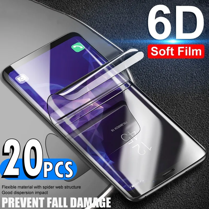 Пленка 3D PET для Samsung Galaxy Note 20 10 Pro Lite 9 8 S20 Ultra S10 S10e S9 S8 plus защитная пленка экрана не