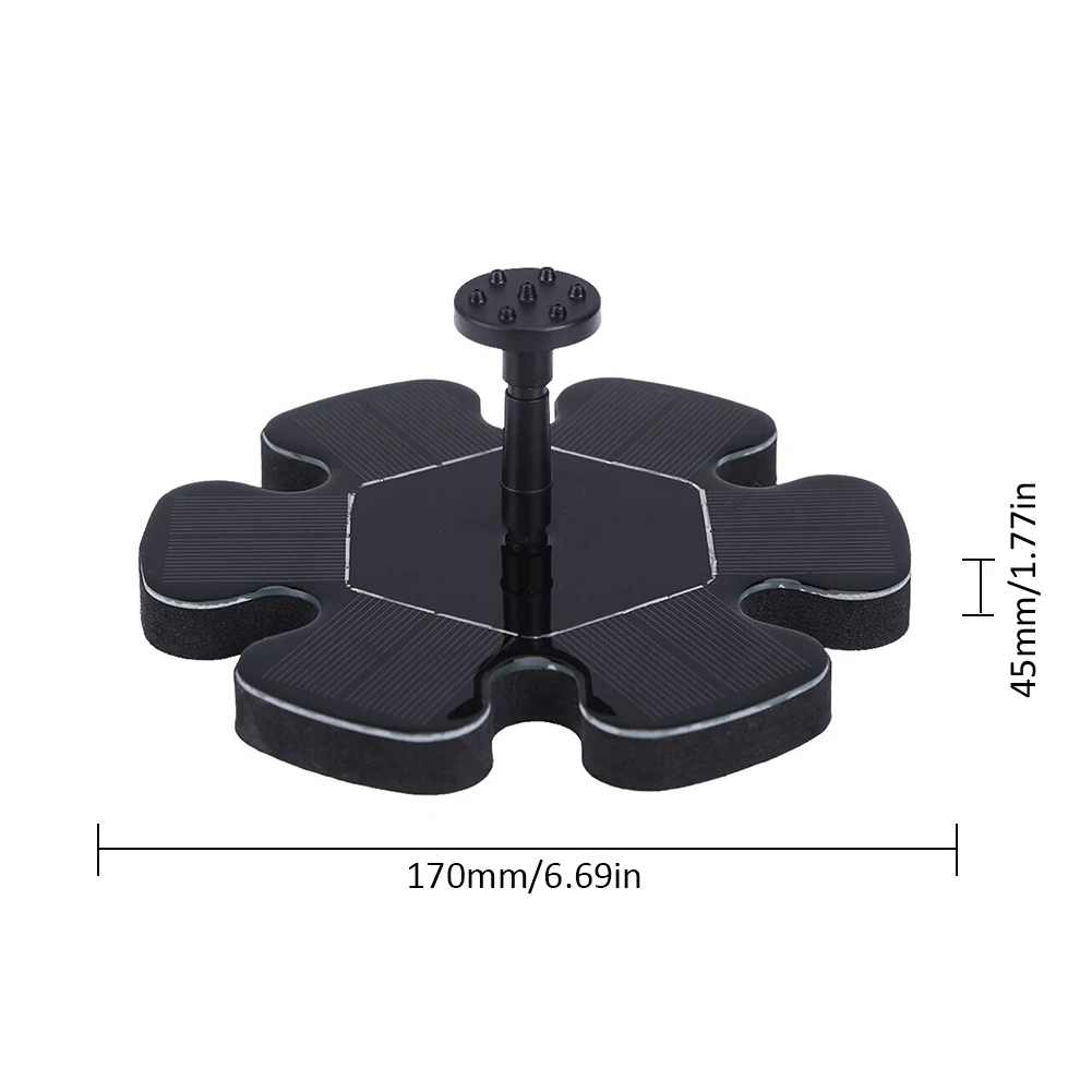 Плавучий фонтан с микро-водопадом помпа для водяного фонтана на солнечной