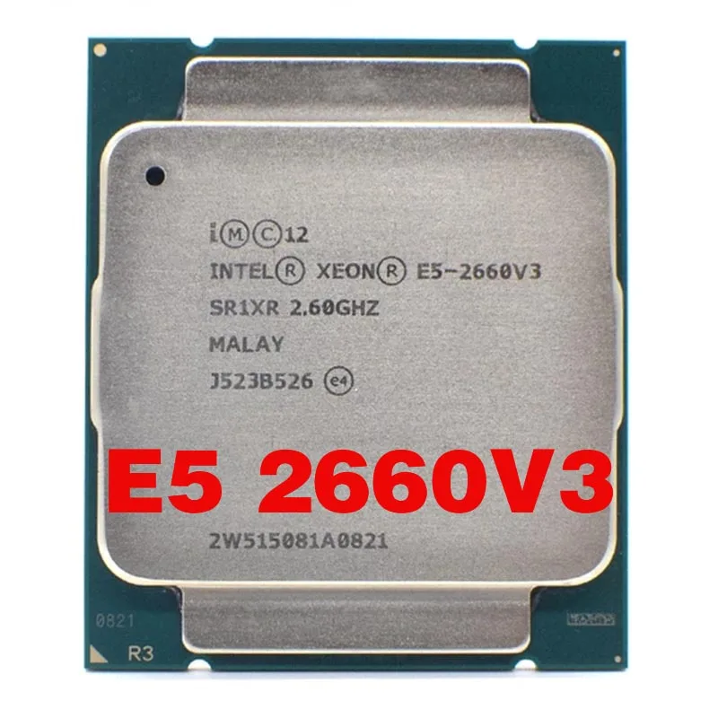 

Процессор Intel Xeon E5-2660V3 E5 2660v3 E5 2660 v3, 2,6 ГГц, десятиядерный, двадцать потоков, 25 Мб, 105 Вт, LGA 2011-3