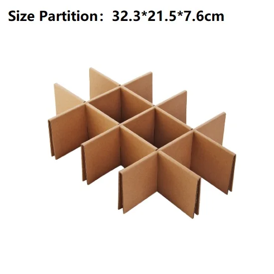 1pcs partition DIY крафт-бумага сборочный ящик коробка для обуви Органайзер для мужчин и женщин коробка для хранения обуви чехол для обуви кроссовки Пыленепроницаемая отделочная коробка - Цвет: 1pcs partition