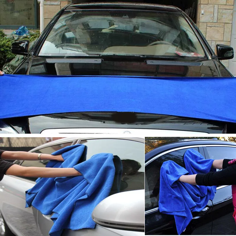 1 шт. 160*60 см Впитывающее мягкое полотенце из микрофибры для чистки автомобиля