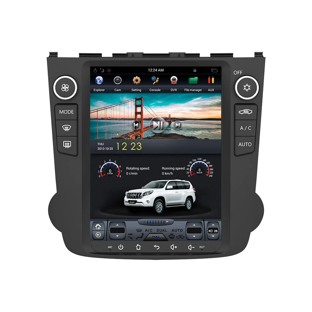 10 4 дюймов Tesla Android автомобильный без Мультимедиа Радио DVD плеер для Honda CRV 2006-2011 GPS