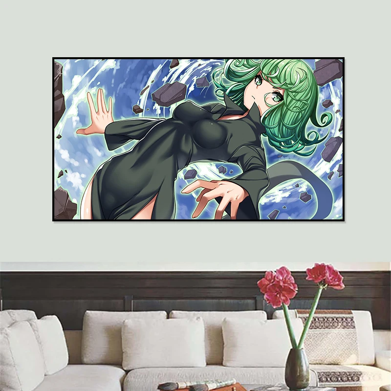 

Аниме постер One Punch Man аниме Манга прокрутка постер настенный художественный принт Декор, 20x28 дюймов, без рамки