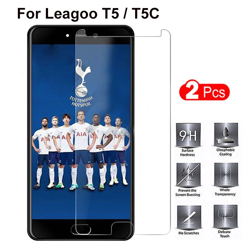 Закаленное стекло для Leagoo T5 защита экрана защитное пленка телефона на закаленное