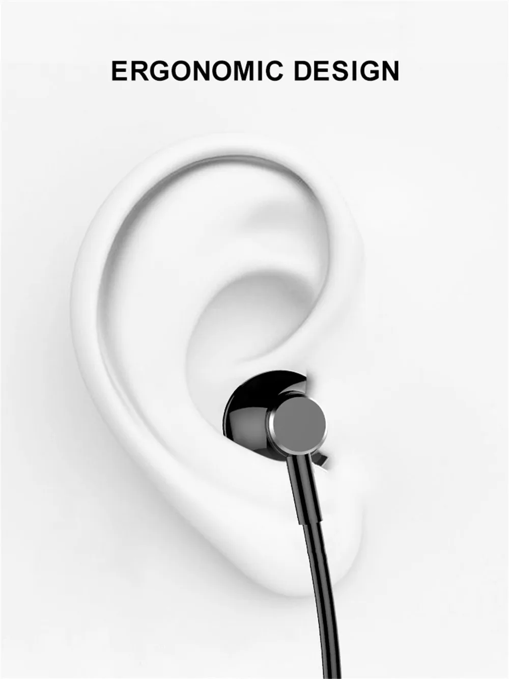 Наушники EARDECO с кожаным шейным ремешком, 24 часа воспроизведения, Bluetooth наушники, стерео беспроводные наушники, наушники, Спортивная гарнитура, микрофон