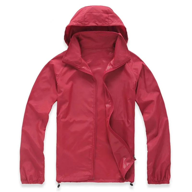 Легкая Солнцезащитная куртка для мужчин и женщин быстросохнущая с защитой от