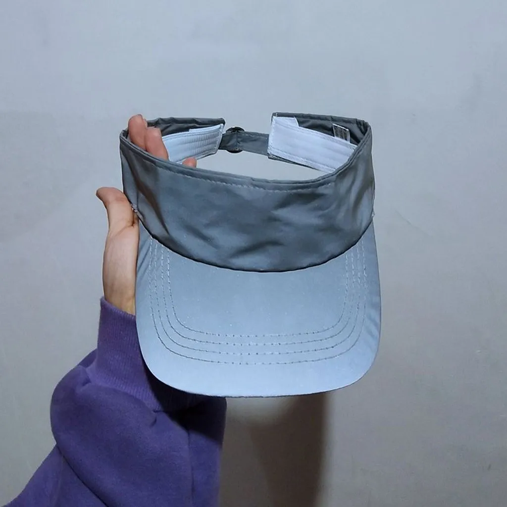 Кепка рыболовная серебристо-серая светоотражающая бейсбольная Gorras | Аксессуары