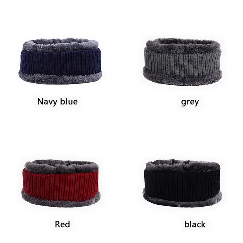 

Men's Knitted Hat Scarf Autumn And Winter Plus Velvet Warm Knitted Hat Warm Woolen Cap Detachable Wind And Cold Hat