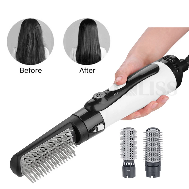 

Professional Electric Hair Dryer Blow Dryer Hair Curling Iron Rotating Brush Hairdryer Hairstyling Tools 5 In 1 Hot-Air Brush