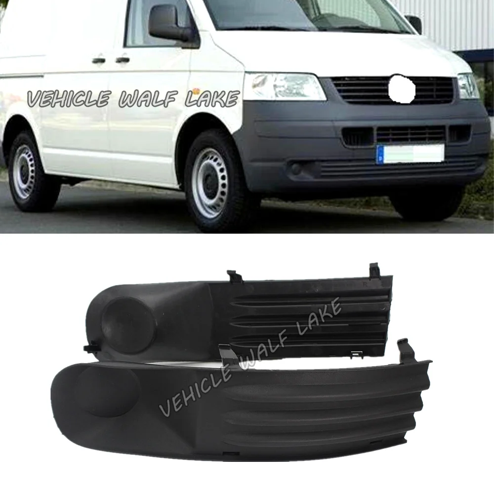 

Car Fog Light Grille For VW Transporter T5 Bus 2003 2004 2005 2006 2007 2008 2009 Front Bumper Fog Light Fog Lamp Grille Trim