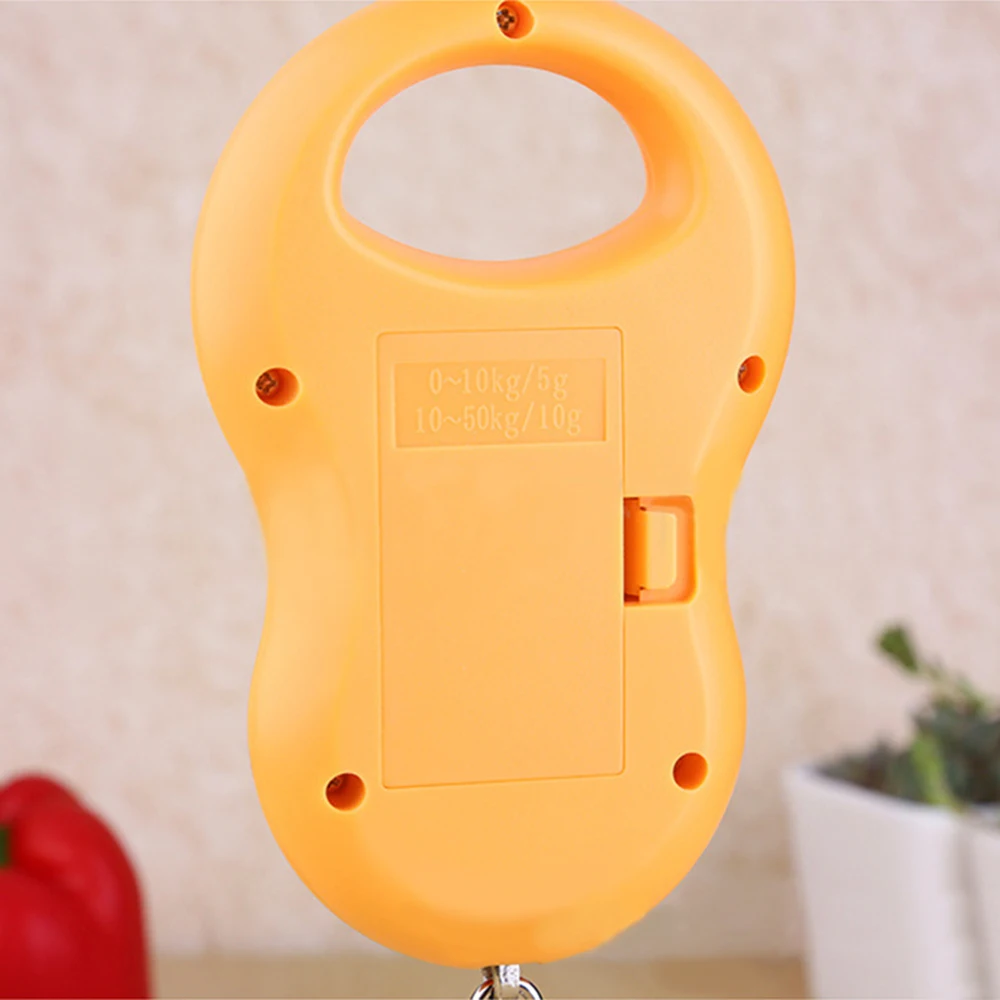Цифровые Мини-подвесные весы 50 кг/10 г с подсветкой для рыбалки Карманные багажа