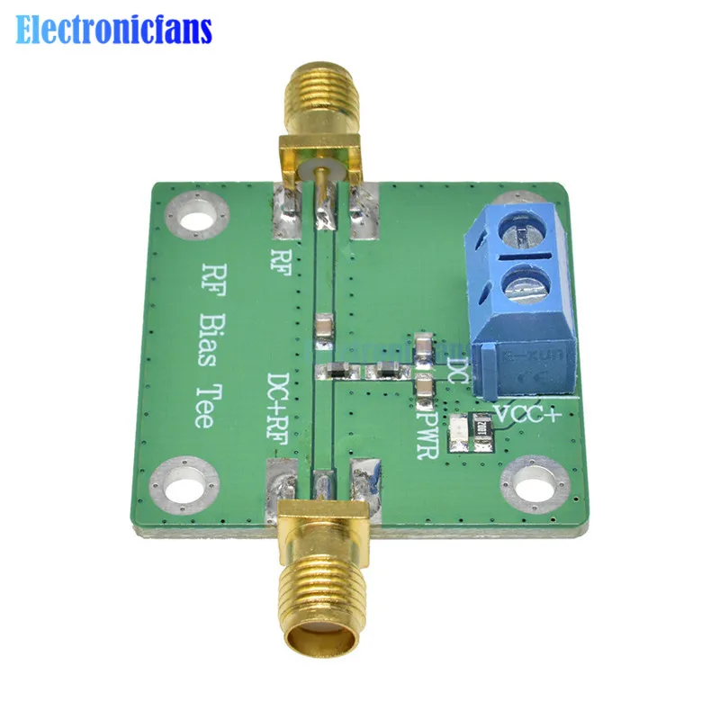 Смещение тройник Широкополосный 10-6000 МГц 6 ГГц РЧ СВЧ DC смещение блокатор для HAM