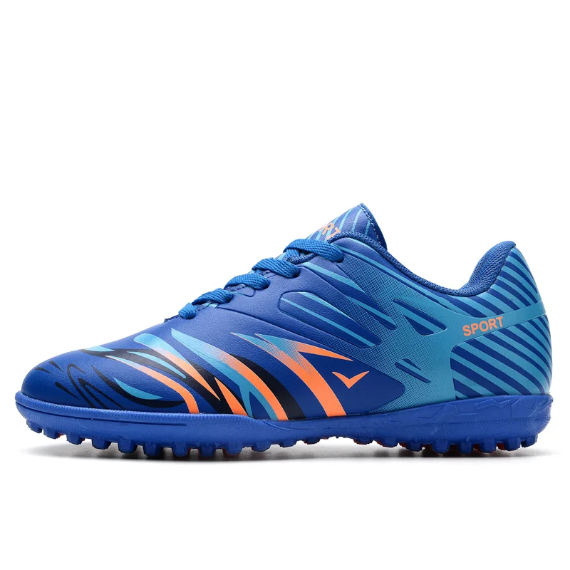 Men Football Shoes Athletic Soccer Shoes Kids Adults Soccer Cleats Training Football Sneakers Men Chaussures De Football Homme - Цвет: turf blue3